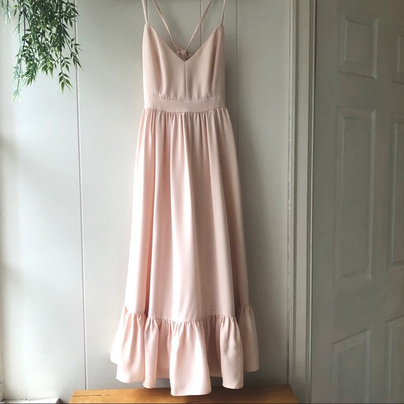 J.Crew Drapey Spaghetti Strap Dress Apricot - Picture 3 of 10